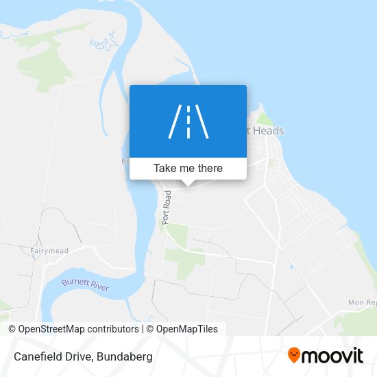 Canefield Drive map