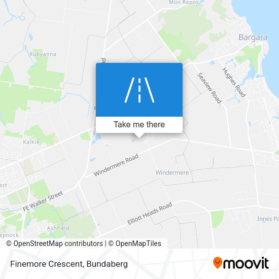 Finemore Crescent map