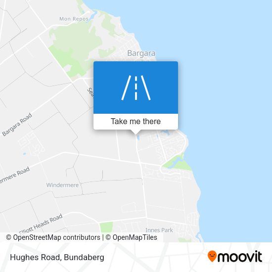 Hughes Road map