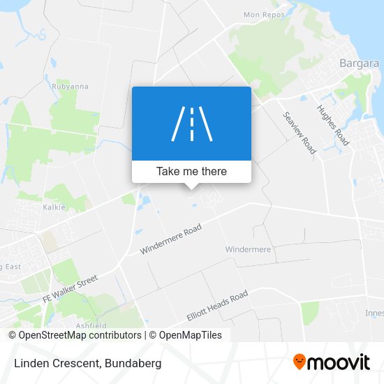 Linden Crescent map
