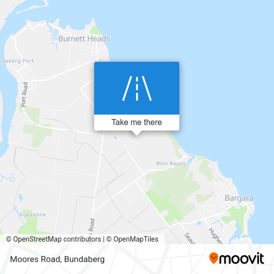 Moores Road map