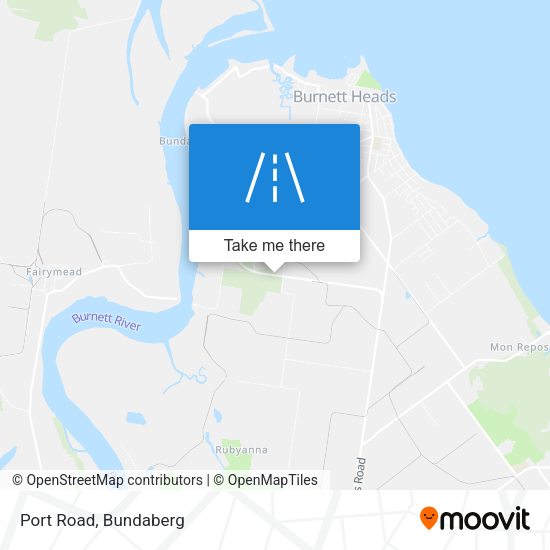 Port Road map