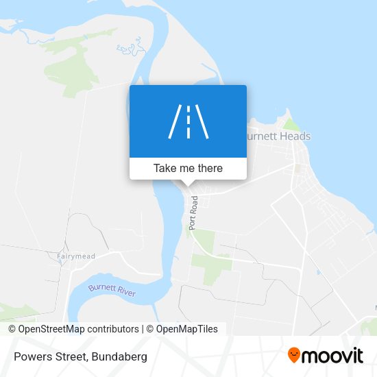 Powers Street map