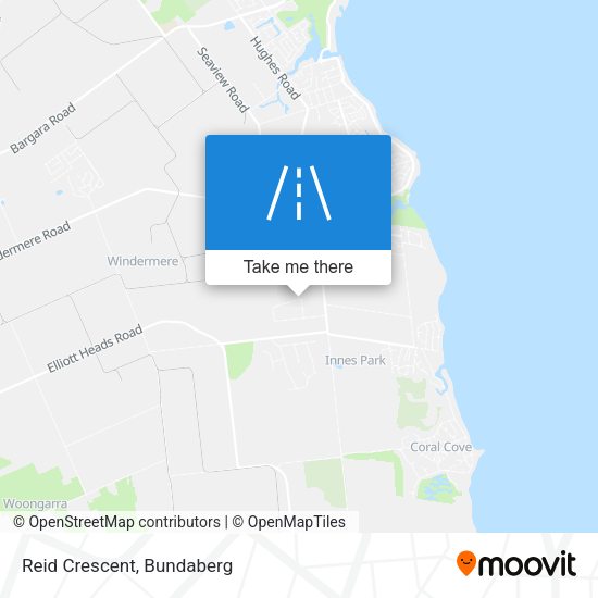 Reid Crescent map
