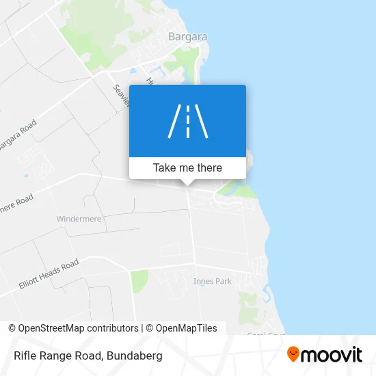 Mapa Rifle Range Road