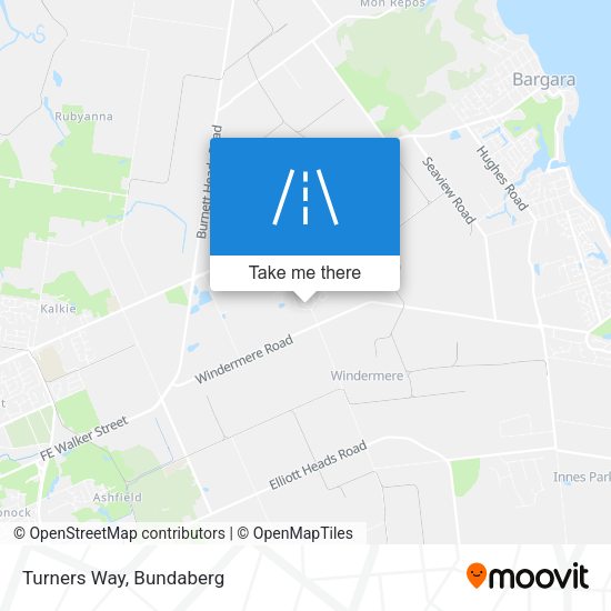 Turners Way map