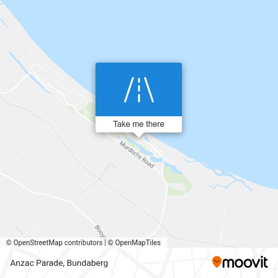 Anzac Parade map