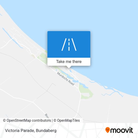 Victoria Parade map