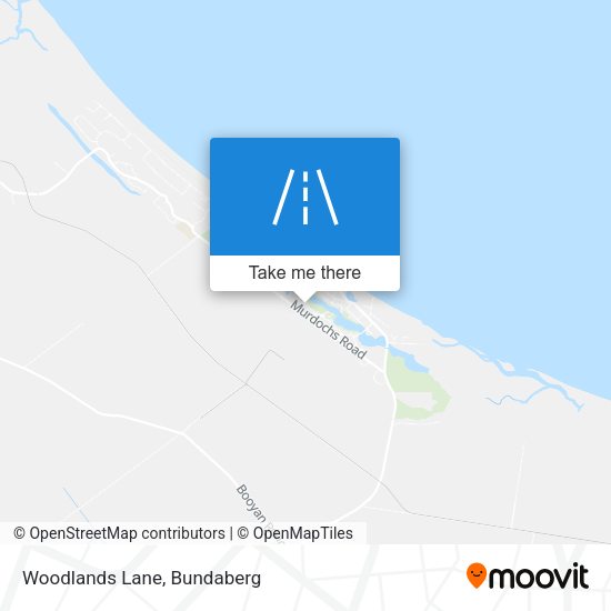 Woodlands Lane map