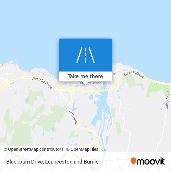 Blackburn Drive map