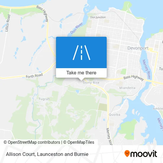Allison Court map