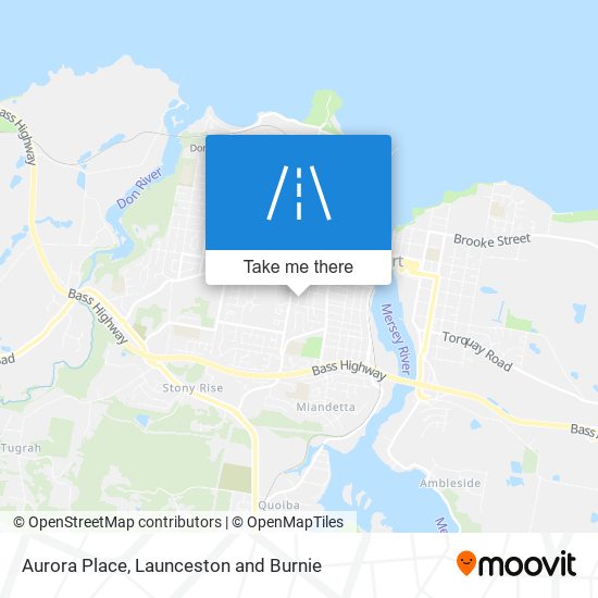 Aurora Place map