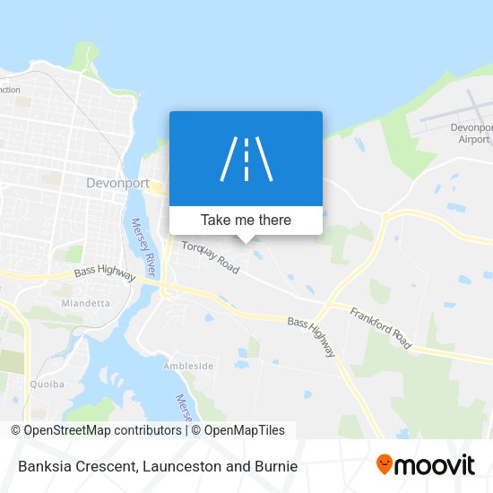 Banksia Crescent map