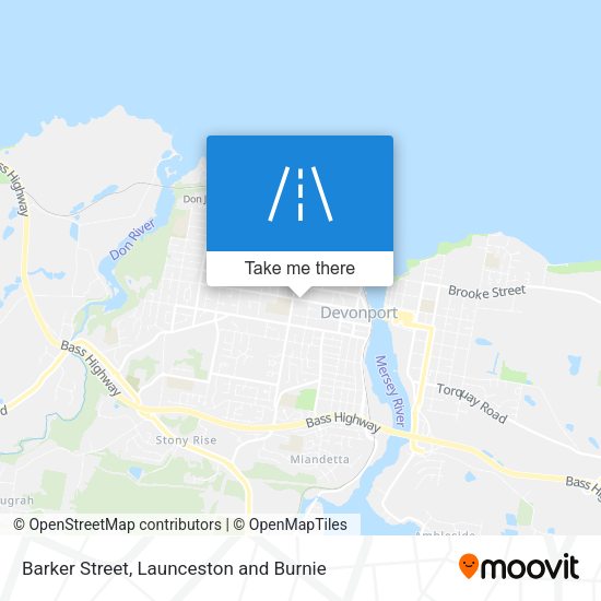 Barker Street map