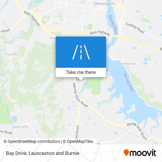 Bay Drive map