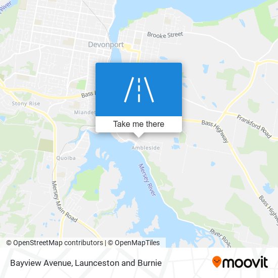 Bayview Avenue map