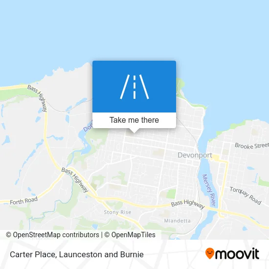 Carter Place map
