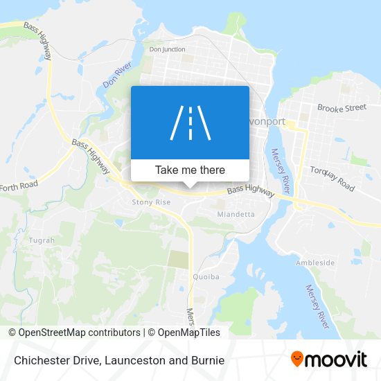 Chichester Drive map
