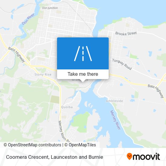 Coomera Crescent map