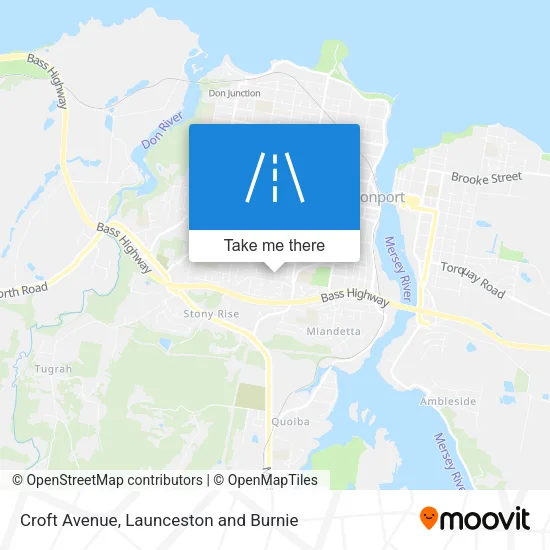 Croft Avenue map
