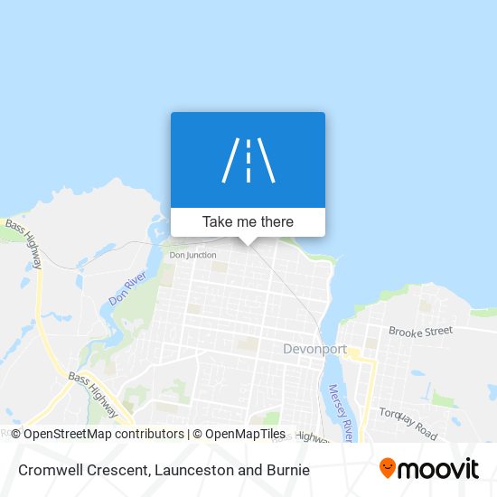 Cromwell Crescent map
