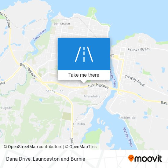 Dana Drive map