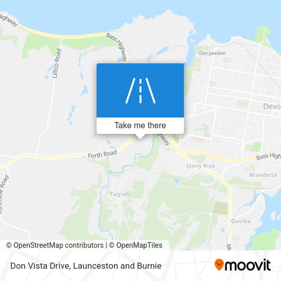 Don Vista Drive map