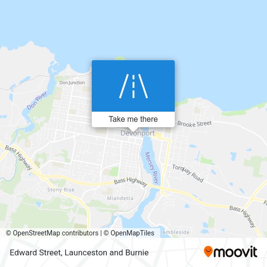 Edward Street map