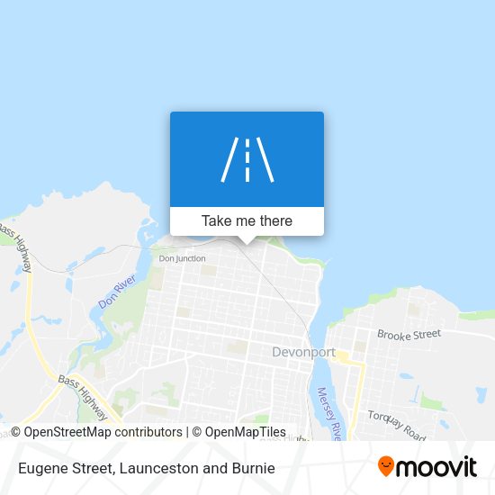 Eugene Street map