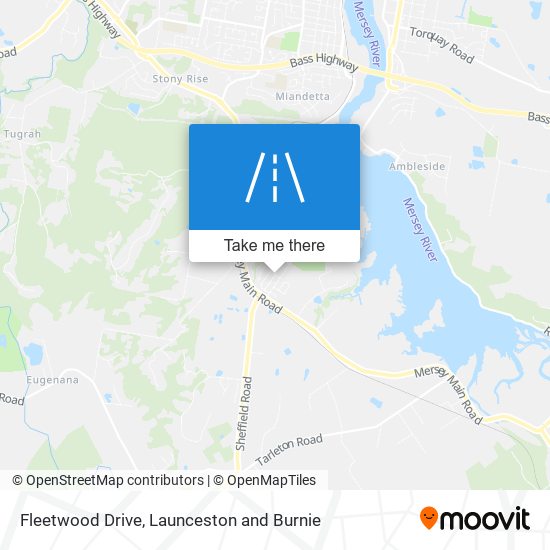 Fleetwood Drive map