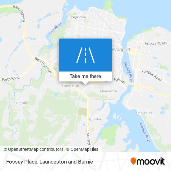 Fossey Place map