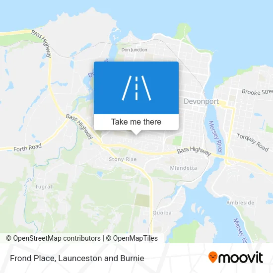 Frond Place map