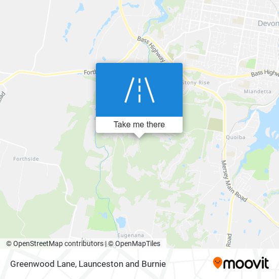 Greenwood Lane map