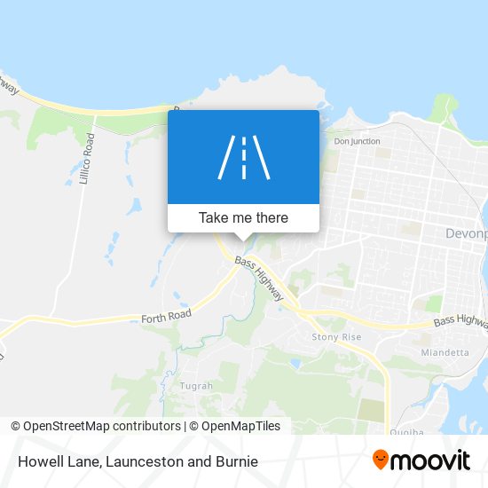 Howell Lane map