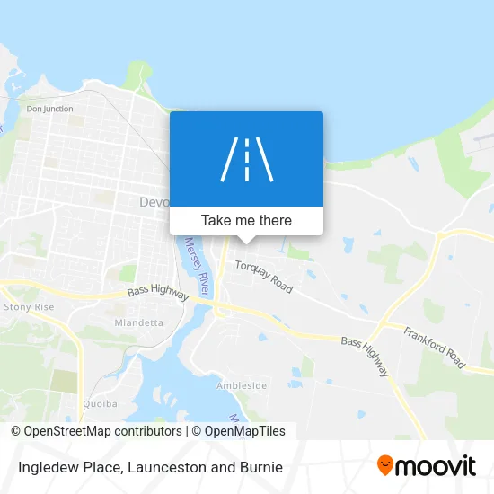Ingledew Place map