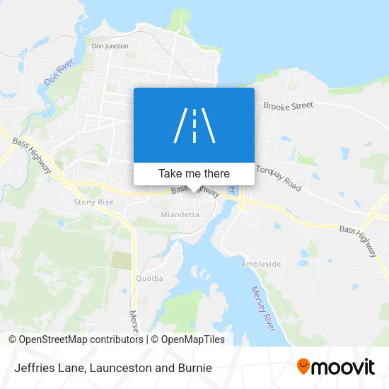 Jeffries Lane map