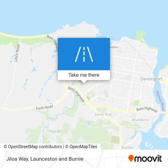 Jiloa Way map