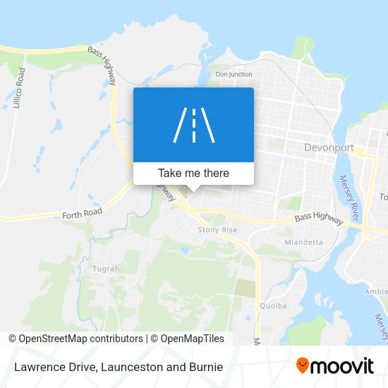 Lawrence Drive map