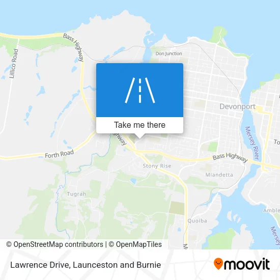 Lawrence Drive map