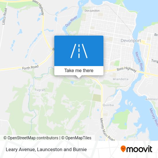 Leary Avenue map
