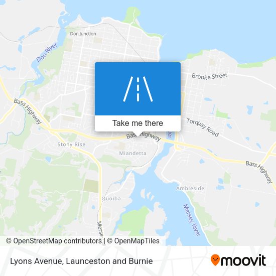 Lyons Avenue map
