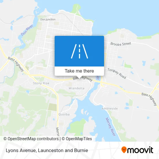 Lyons Avenue map