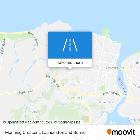 Manning Crescent map