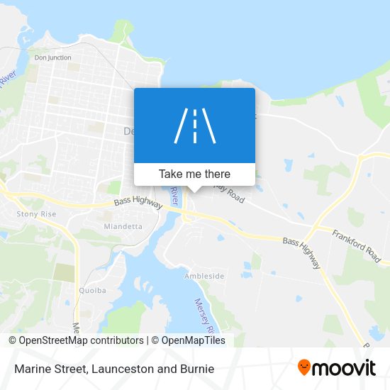 Marine Street map