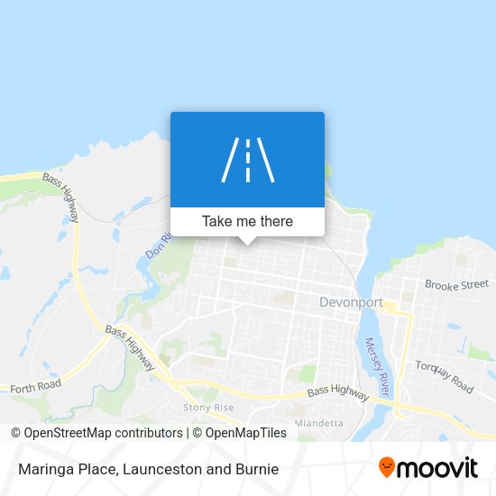 Maringa Place map