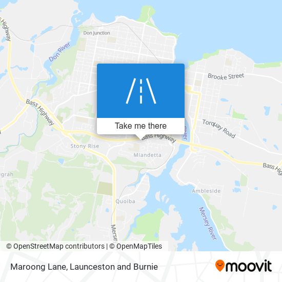 Maroong Lane map