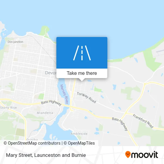 Mary Street map