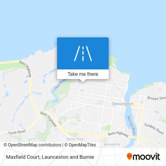 Maxfield Court map