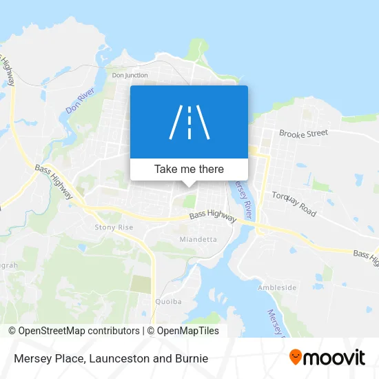 Mersey Place map