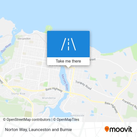 Norton Way map